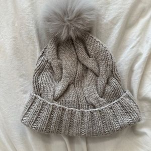 Loro Piana - Baby Cashmere and Fox Fur Beanie
